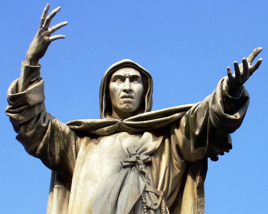 1498: Μαρτυρικό θάνατο βρίσκει ο φανατικός μεταρρυθμιστής Ιερώνυμος Σαβοναρόλα. Ήταν μέλος του τάγματος των Δομινίκων και τον έριξαν ζωντανό στην πυρά και κάηκε ζωντανός!