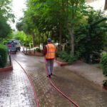 Εργασίες καθαριότητας και συντήρησης πρασίνου στην περιοχή των Αγίων Αναργύρων και του κέντρου Αμαρουσίου