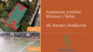 "Νίκη" για το Δήμο Αμαρουσίου με παράδοση 4ρων ανακατασκευασμένων γηπέδων στους Μαρουσιώτες
