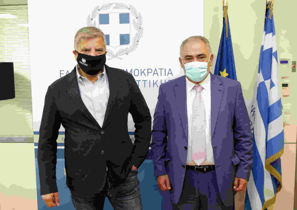 Συνάντηση με τον Πρόεδρο του Επαγγελματικού Επιμελητηρίου Αθηνών Γ. Χατζηθεοδοσίου