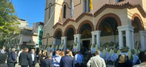 Γιώργος Πατούλης: σε συγκινησιακό κλίμα η κηδεία της μητέρας του στο ναό Κοιμήσεως Θεοτόκου Αμαρουσίου