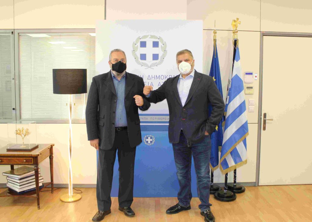 Έναρξη έργων ενεργειακής αναβάθμισης στο κτίριο του Δημαρχείου Καισαριανής, παρουσία του Δημάρχου Καισαριανής Χ. Βοσκόπουλου