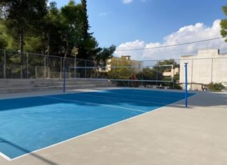 Ολοκληρώθηκαν οι εργασίες στο προαύλιο του Γυμνασίου Λυκόβρυσης