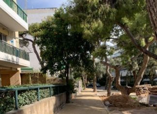 Ολοκληρώθηκε η διαμόρφωση πεζόδρομου και πεζοδρομίων με κυβόλιθους έμπροσθεν των παραρτημάτων νηπιαγωγείων στην οδό Ελ. Βενιζέλου