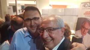 Ο Κ. Τσαγκαρόπουλος με τον κ. Θεόδωρο Αμπατζόγλου, Δήμαρχο Αμαρουσίου