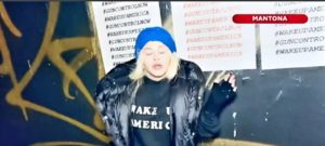 Η Μαντόνα ….αφισσοκολλητής, καλεί την Αμερική να "ξυπνήσει"