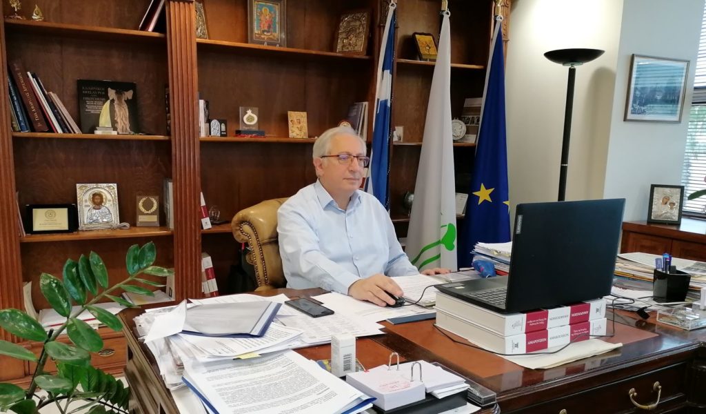 Διαδικτυακή συνάντηση του Δημάρχου Αμαρουσίου Θ. Αμπατζόγλου με τον Γυμναστικό Σύλλογο Αμαρουσίου