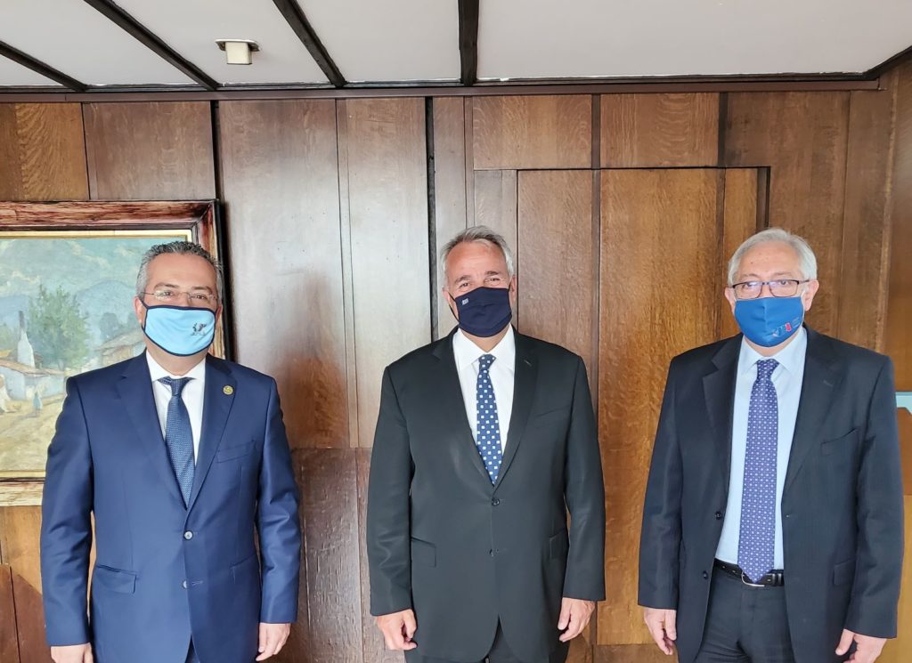 Συνάντηση Δημάρχων Θ. Αμπατζόγλου & Η. Αποστολόπουλου με Υπουργό Εσωτερικών Μ. Βορίδη