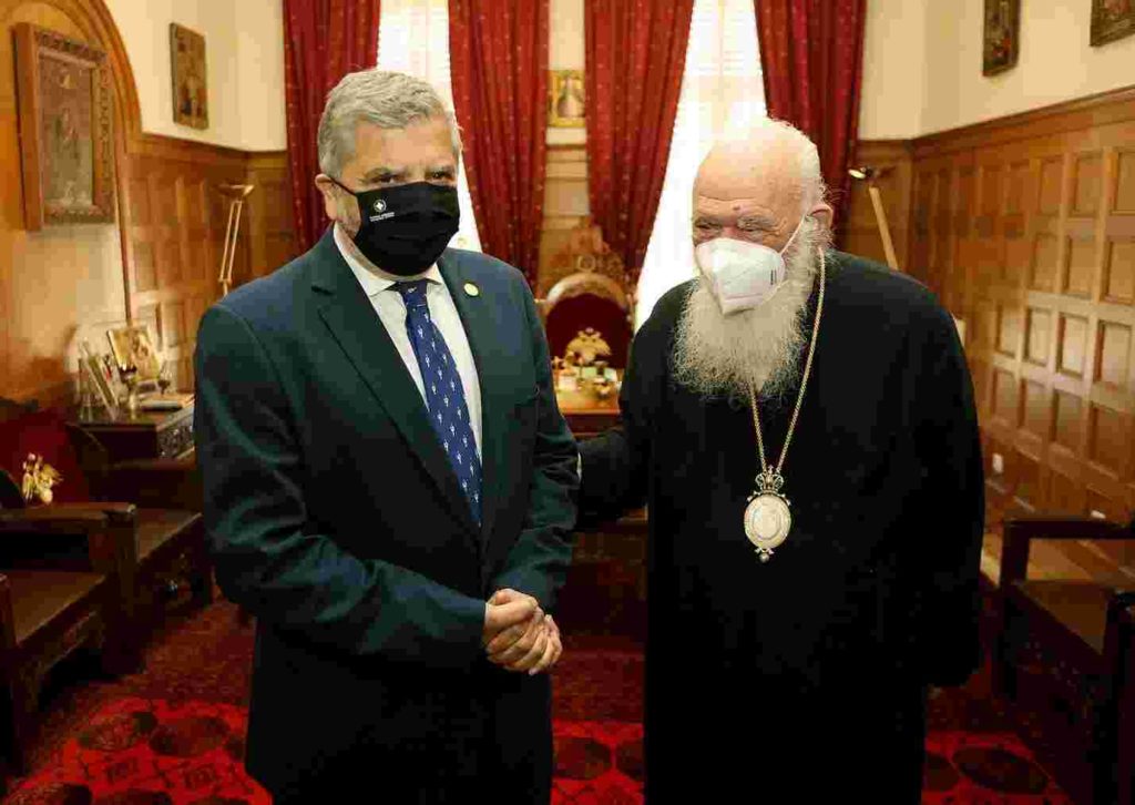 Συνάντηση με τον Μακαριώτατο Αρχιεπίσκοπο Αθηνών και Πάσης Ελλάδος κ.κ. Ιερώνυμο
