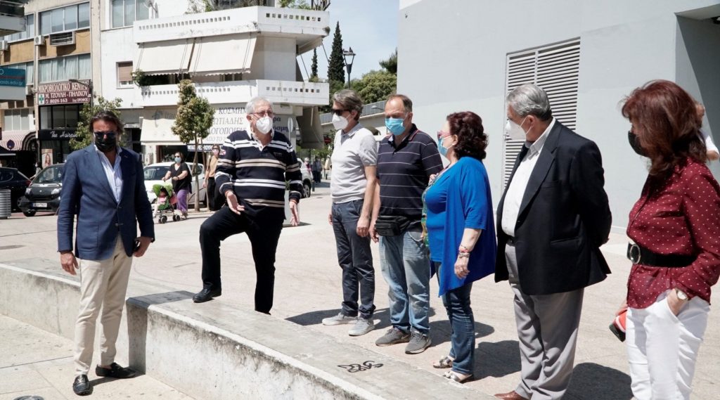 Αυτοψίες του Δημάρχου Αμαρουσίου Θ. Αμπατζόγλου σε έργα καθαριότητας, πρασίνου και τεχνικών συντηρήσεων σε διάφορα σημεία της πόλης