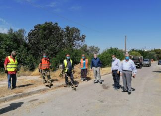 Αυτοψία του Δημάρχου Αμαρουσίου Θ. Αμπατζόγλου σε έργα καθαριότητας, πρασίνου και τεχνικών συντηρήσεων στην περιοχή του Στούντιο Άλφα