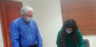 Ορκίστηκε από τον Δήμαρχο Αμαρουσίου Θ. Αμπατζόγλου η νέα Δημοτική Σύμβουλος της ελάσσονος μειοψηφίας Αφροδίτη Φράγκου