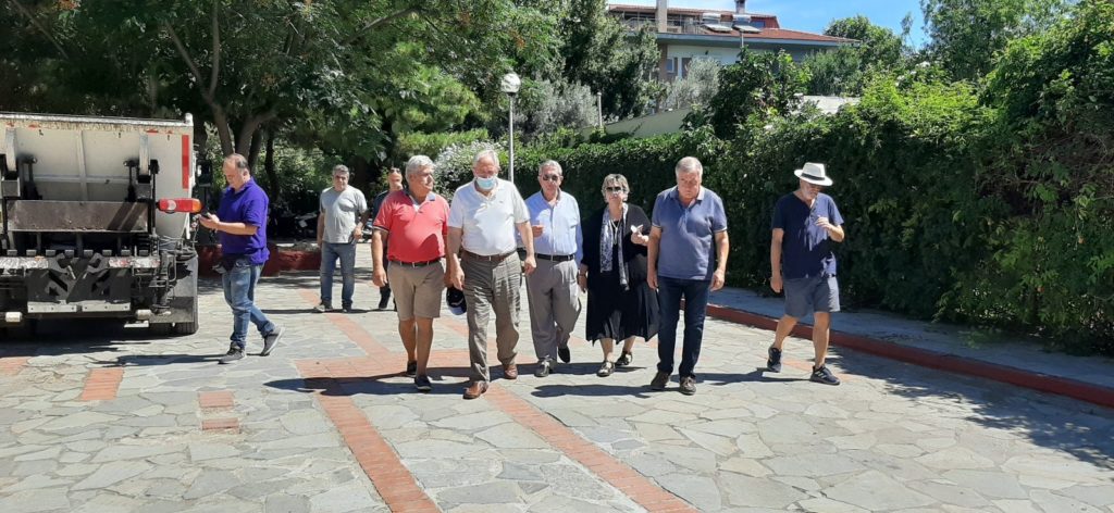Αυτοψία του Δημάρχου Αμαρουσίου Θ. Αμπατζόγλου στην περιοχή του Ψαλιδίου, σε εργασίες καθαρισμών, αποψιλώσεων & συντήρησης πρασίνου