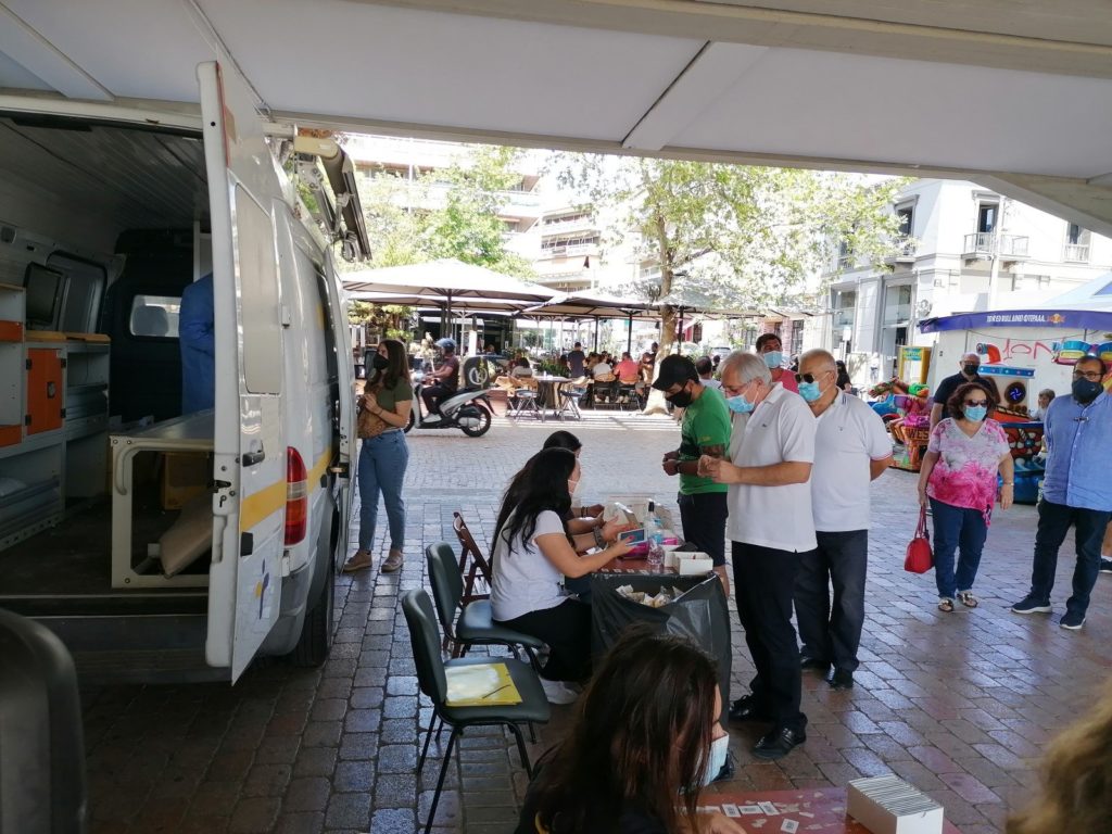Συνεχίζεται για όλο τον Σεπτέμβριο η διαδικασία των δωρεάν rapid test στο σταθμό ΗΣΑΠ – πλατεία Ευτέρπης στο Μαρούσι