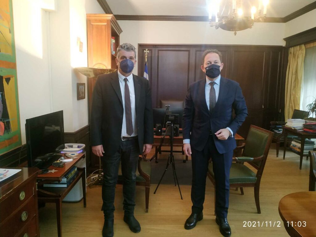 Συνάντηση εργασίας Δημάρχου Βριλησσίων με τον Αναπληρωτή Υπουργό Εσωτερικών 