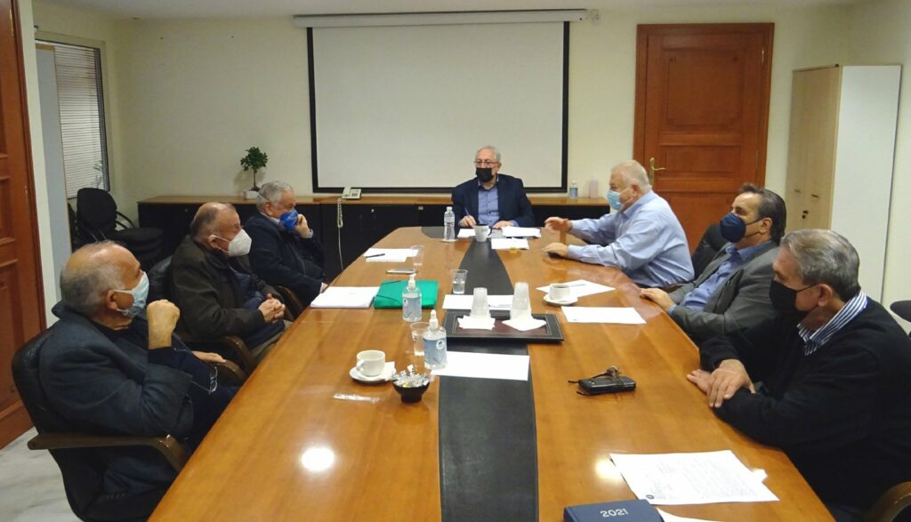 Συνάντηση του Δημάρχου Αμαρουσίου Θ. Αμπατζόγλου με το νέο προεδρείο του Επιμορφωτικού Εκπολιτιστικού Συλλόγου Παραδείσου