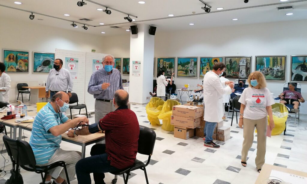 39η Εθελοντική Αιμοδοσία στο Δήμο Αμαρουσίου, με την τήρηση όλων των μέτρων ασφαλείας και πρόληψης από τη λοίμωξη covid-19