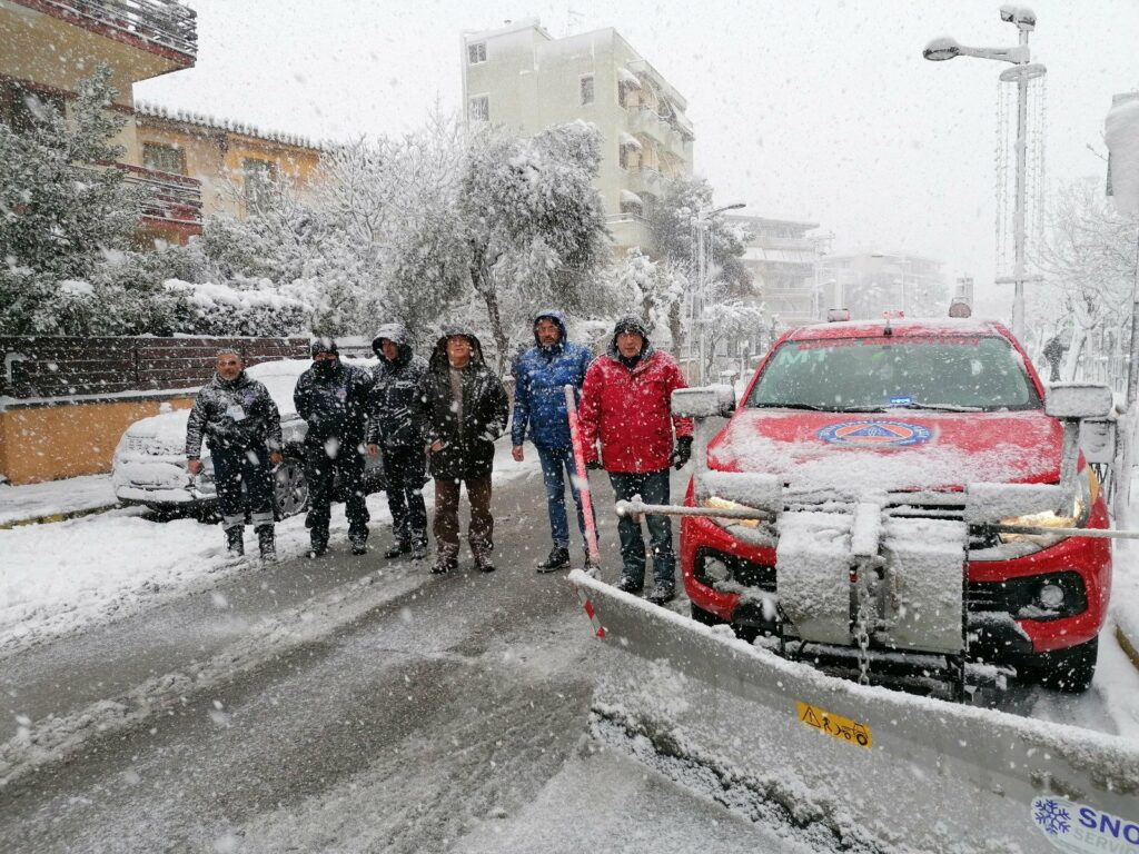 Σε διαρκή μάχη οι δυνάμεις του Δήμου Αμαρουσίου για την αντιμετώπιση της κακοκαιρίας «Ελπίς»
