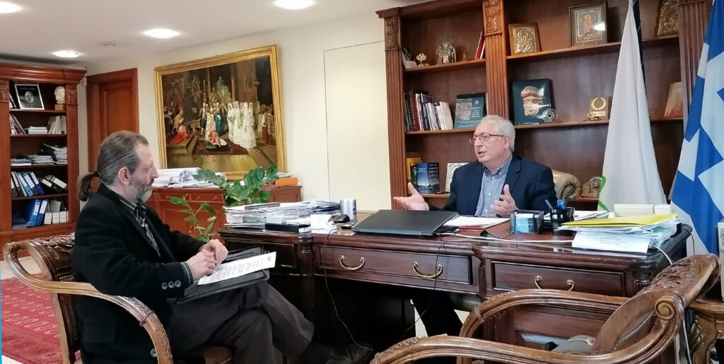 Συνέντευξη του Δημάρχου Αμαρουσίου Θεόδωρου Αμπατζόγλου στο enypografa.gr και τον Θάνο Σταθόπουλο