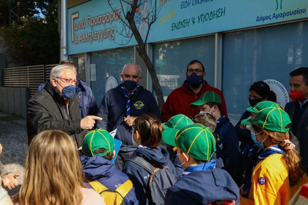 Δράση Αλληλεγγύης από την 3η Αγέλη Αεροπροσκόπων Αμαρουσίου, στο Κοινωνικό Παντοπωλείο του Δήμου