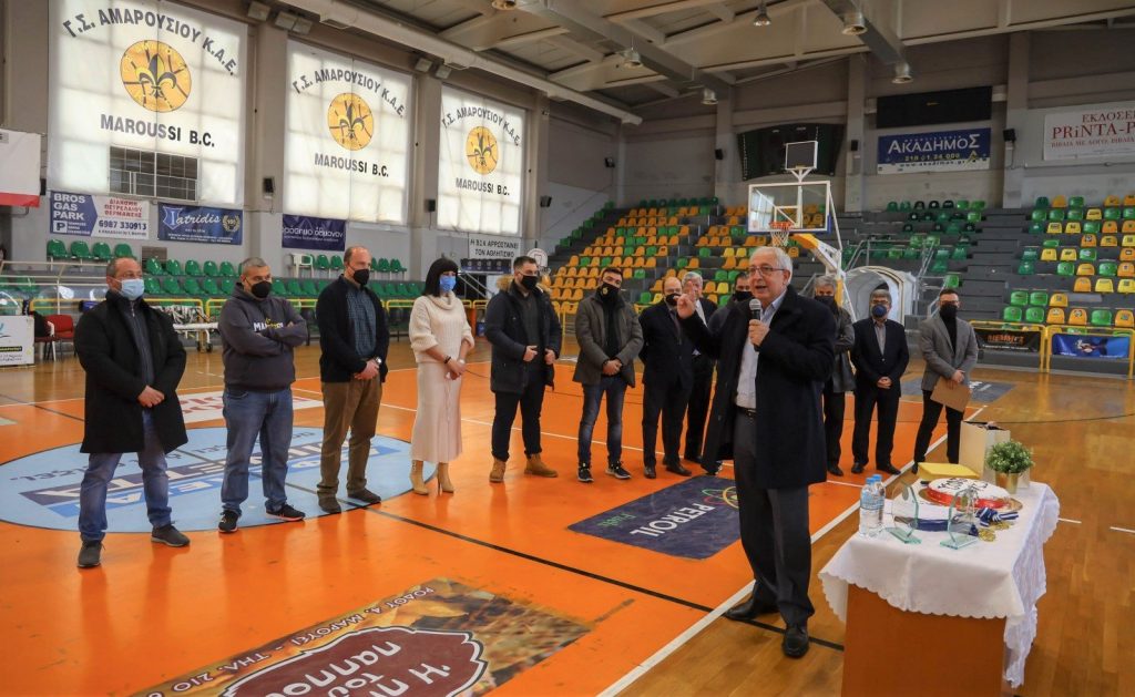 Παρουσία του Δημάρχου Αμαρουσίου Θεόδωρου Αμπατζόγλου η κοπή πίτας του ΓΣΑ και το ετήσιο μνημόσυνο των πεσόντων Μαρουσιωτών του 1821 από τον Σύλλογο Αθμονέων