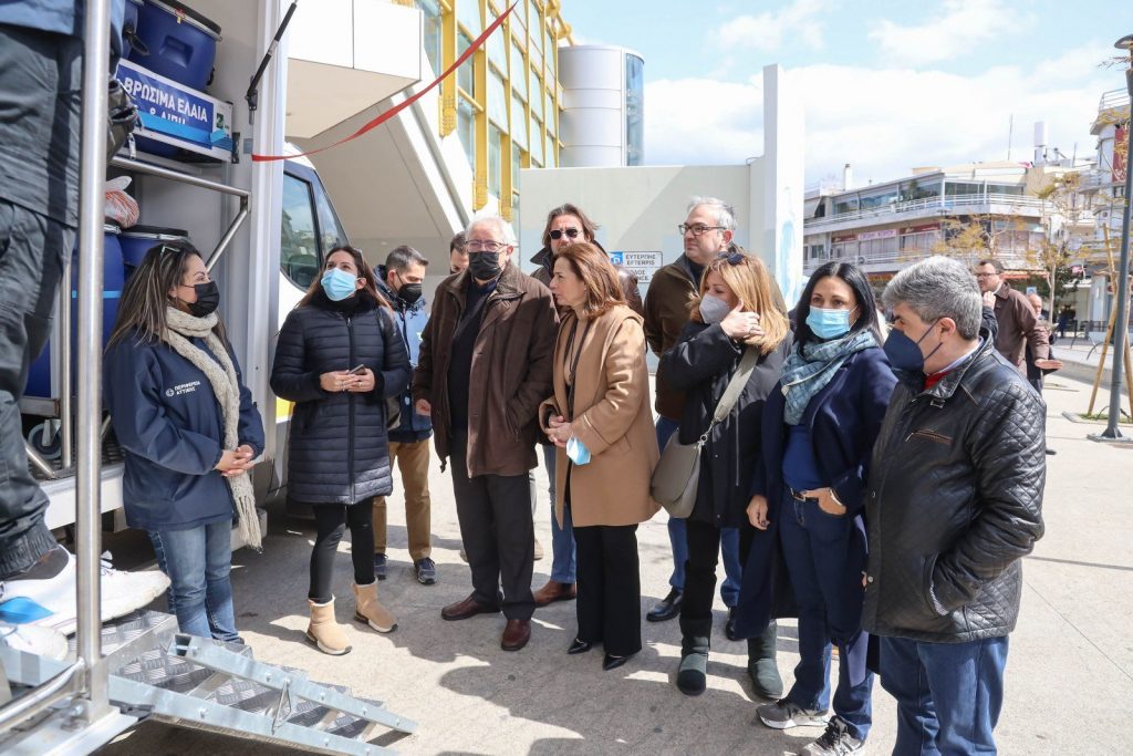 Στο Δήμο Αμαρουσίου η δράση ενημέρωσης πολιτών για το πρόγραμμα επιβράβευσης ανακύκλωσης -THE GREEN CITY- που υλοποιείται από την Περιφέρεια Αττικής και τον ΕΔΣΝΑ