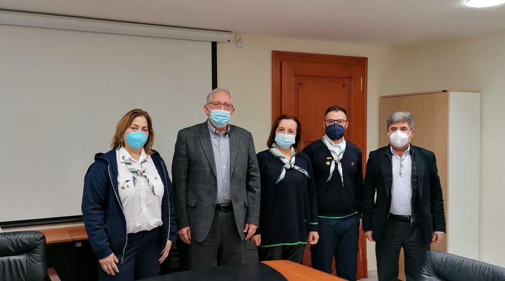 Συνάντηση του Δημάρχου Αμαρουσίου Θεόδωρου Αμπατζόγλου με το Σώμα Ελληνικού Οδηγισμού Αμαρουσίου