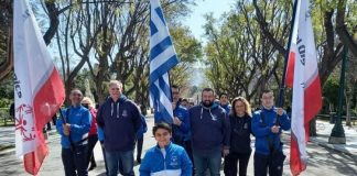 Παρέλαση σήμερα στο Σύνταγμα με σημαιοφόρο μέλος του ΚΔΑΠ ΑμεΑ ΚΡΙΚΟΣ τον Γιώργο Δουκογλου