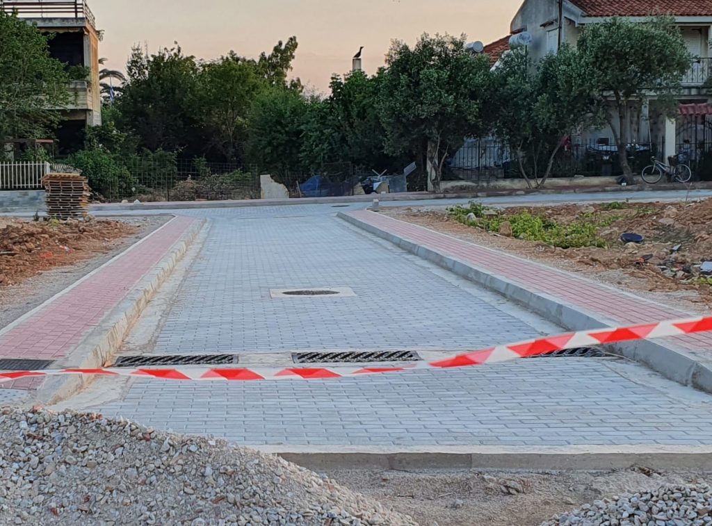Αλλάζει η εικόνα στην «περιοχή του Έθνους» με διανοίξεις οδών, ασφαλτοστρώσεις, κατασκευή πεζοδρομίων και πεζοδρόμων