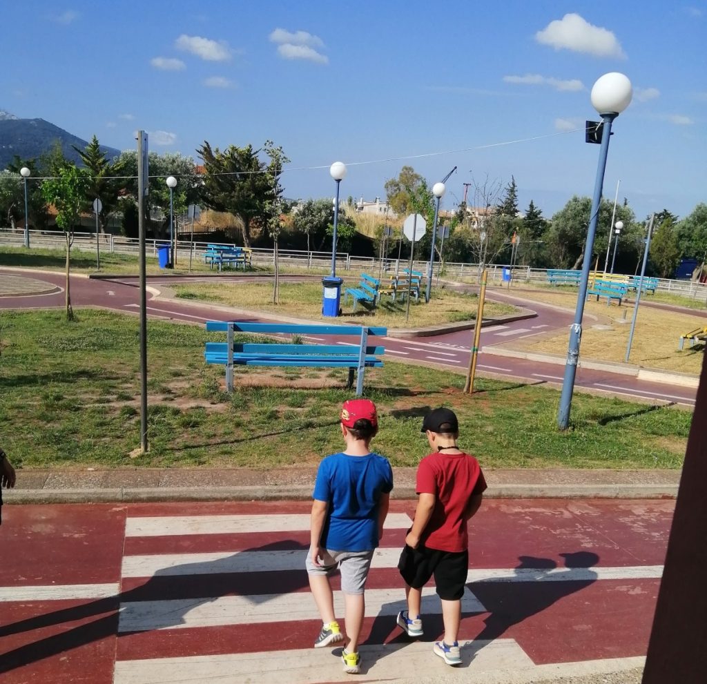 Δεκάδες εκπαιδεύσεις μικρών μαθητών στο Πάρκο Κυκλοφοριακής Αγωγής του  Δήμου Χαλανδρίου