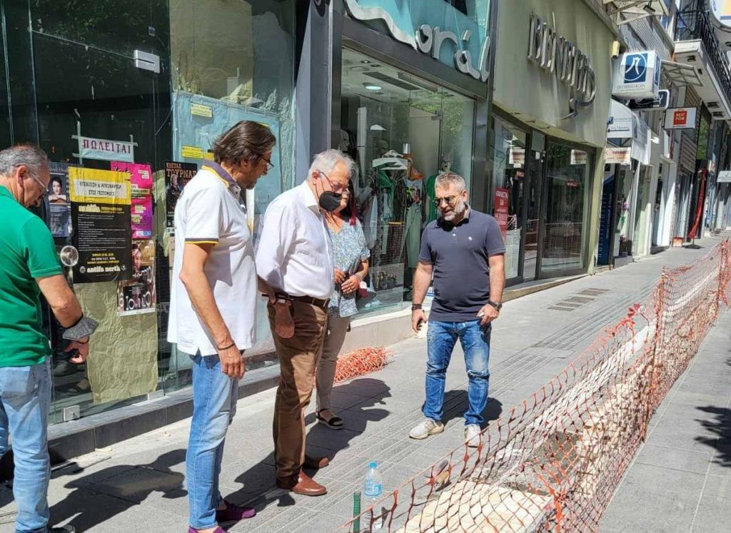 Αυτοψία του Δημάρχου Αμαρουσίου Θεόδωρου Αμπατζόγλου σε έργα στην πόλη 4 Αυτοψία του Δημάρχου Αμαρουσίου Θεόδωρου Αμπατζόγλου σε έργα στην πόλη