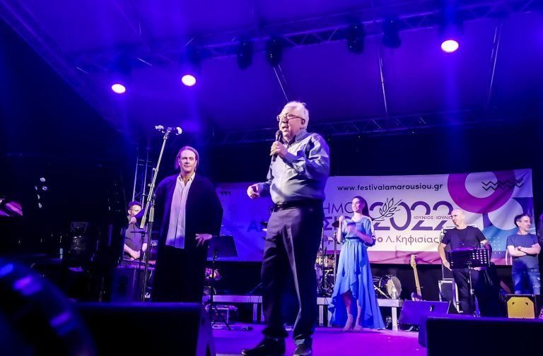 Φεστιβάλ Δήμου Αμαρουσίου 2022: Μαγική η συναυλία του Στέφανου Κορκολή