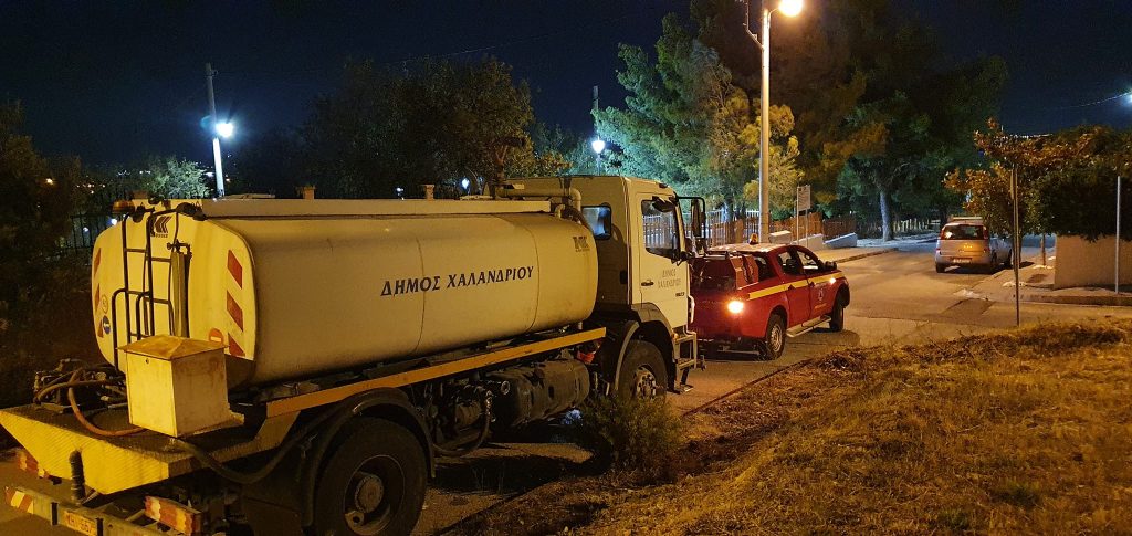 Σε επιφυλακή η Πολιτική Προστασία του Δήμου Χαλανδρίου – Έκκληση προς τους πολίτες να τηρούν τα μέτρα πυροπροστασίας