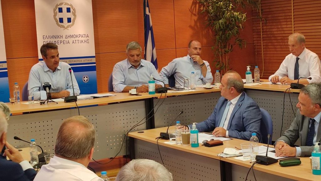 Συμμετοχή του Δημάρχου Διονύσου Γιάννη Καλαφατέλη στη σύσκεψη των Δημάρχων της Ανατολικής Αττικής με τον Πρωθυπουργό Κυριάκο Μητσοτάκη