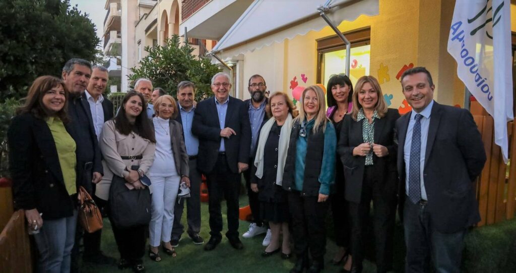 Ο Δήμαρχος Αμαρουσίου Θεόδωρος Αμπατζόγλου εγκαινίασε το νέο Δημοτικό Παιδικό Σταθμό στην περιοχή της Αγίας Φιλοθέης