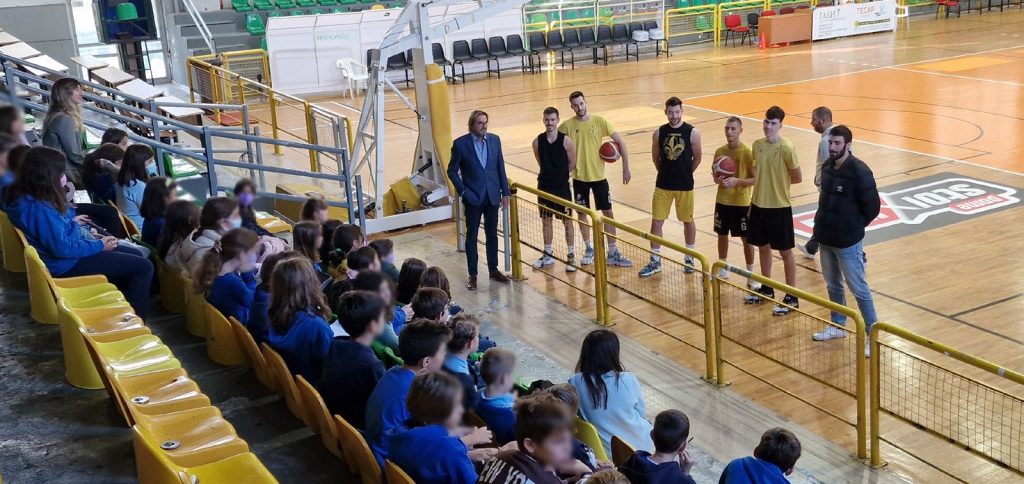Επίσκεψη των μαθητών του Δημοτικού της Ελληνογαλλικής Σχολής Ουρσουλινών στο Κλειστό Γυμναστήριο του Αγίου Θωμά Αμαρουσίου