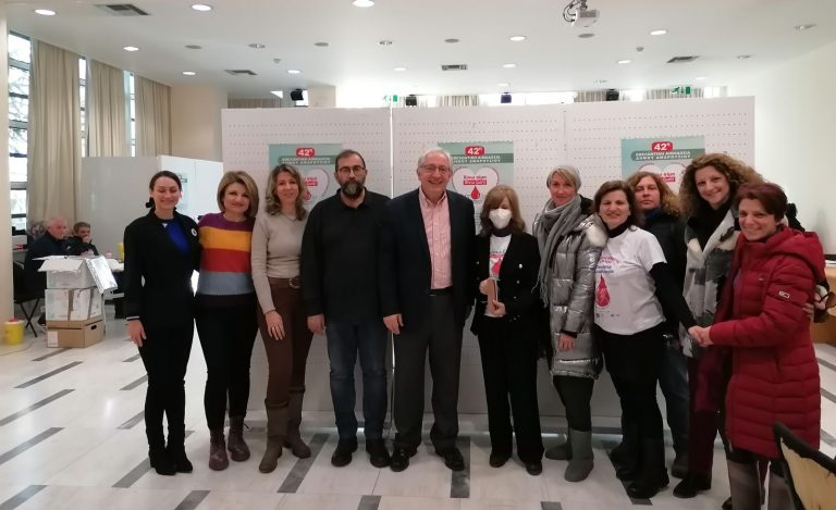 Με 202 μονάδες αίματος ενισχύεται η Δημοτική Τράπεζα Αίματος, μετά την 42η Εθελοντική Αιμοδοσία του Δήμου Αμαρουσίου