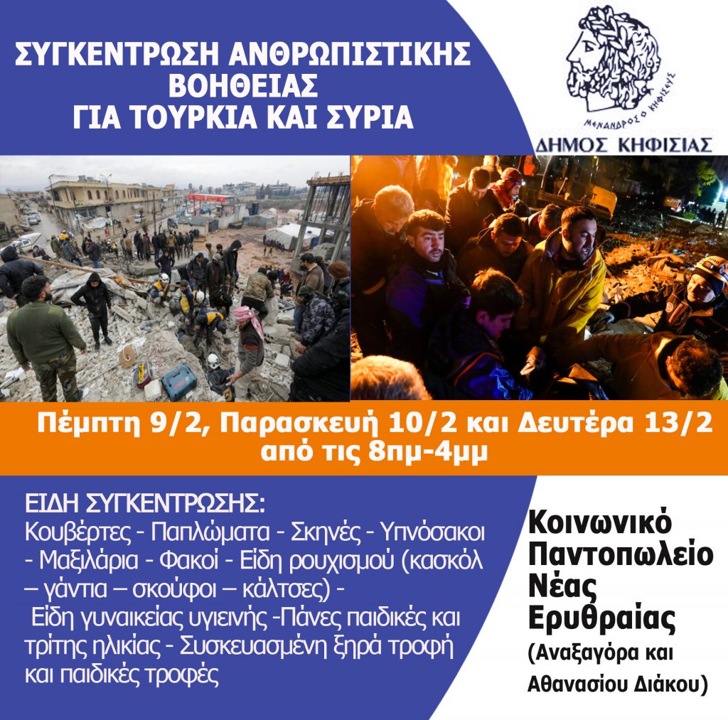 ΣΥΓΚΕΝΤΡΩΣΗ ΑΝΘΡΩΠΙΣΤΙΚΗΣ ΒΟΗΘΕΙΑΣ