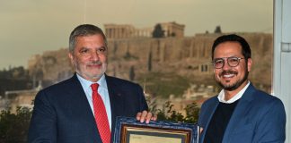 Συνάντηση του Περιφερειάρχη Αττικής Γ. Πατούλη με αντιπροσωπεία στελεχών της Περιφέρειας Κολίμα του Μεξικό