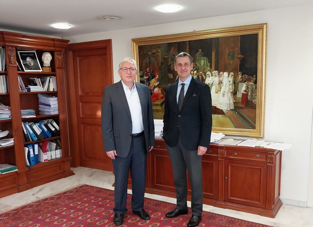 Συνάντηση του Δημάρχου Αμαρουσίου Θεόδωρου Αμπατζόγλου με τον Ειδικό Γραμματέα Αποκεντρωμένης Διοίκησης Αττικής Γρηγόρη Ζαφειρόπουλο
