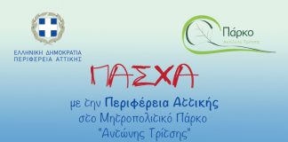 Πάσχα με την Περιφέρεια Αττικής στο Μητροπολιτικό Πάρκο “Αντώνης Τρίτσης”