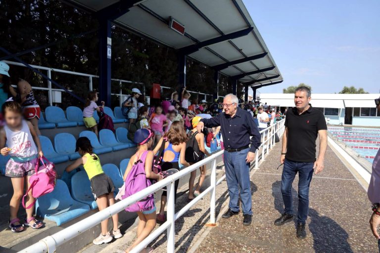 Ο Δήμαρχος Αμαρουσίου Θεόδωρος Αμπατζόγλου στην έναρξη του Αθλητικού & Πολιτιστικού Camp 2023 του Δήμου