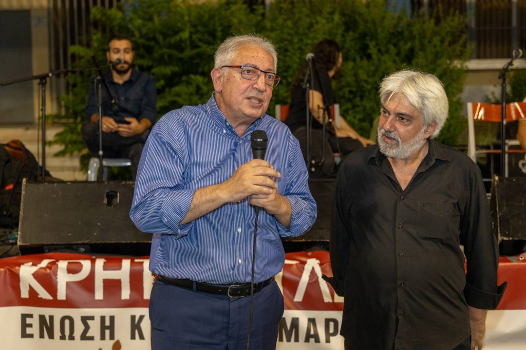 Παρουσία του Δημάρχου Αμαρουσίου Θ. Αμπατζόγλου το παραδοσιακό Κρητικό γλέντι