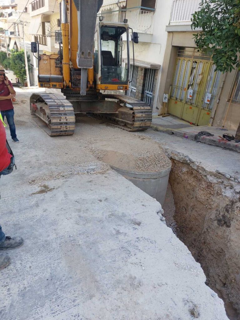 Με εντατικούς ρυθμούς προχωρά το κρίσιμο αντιπλημμυρικό έργο στο Κερατσίνι με χρηματοδότηση της Περιφέρειας, 7.6 εκ. ευρώ
