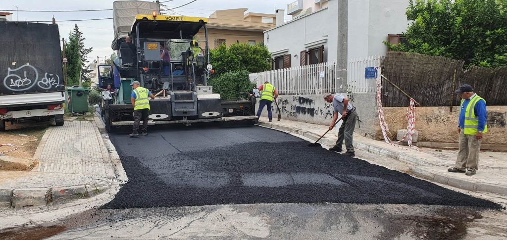 Ποιοι δρόμοι στρώνονται αυτό το διάστημα στο Κάτω Χαλάνδρι