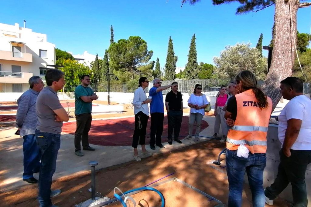 Στο στάδιο ολοκλήρωσης το έργο κατασκευής πρότυπου πάρκου αναψυχής στην περιοχή του Αγίου Θωμά