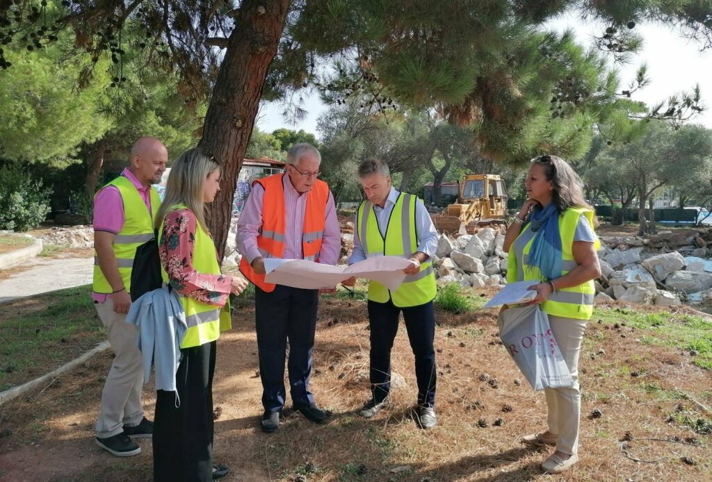 Το νέο έργο πνοής, ανάπλασης και αναβάθμισης στο Αμαλίειο, την Πρότυπη Παιδική Χαρά και τον περιβάλλοντα χώρο επιθεώρησε ο Δήμαρχος Αμαρουσίου Θ. Αμπατζόγλου
