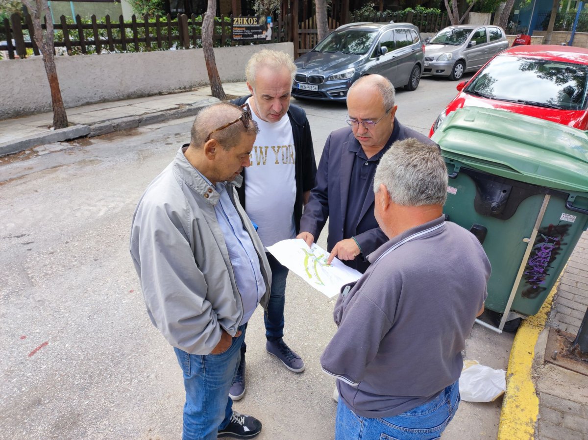 Ξεκίνησαν τα έργα ανάπλασης και στην πλατεία Μανδηλαρά από τον Δήμο Ηρακλείου Αττικής