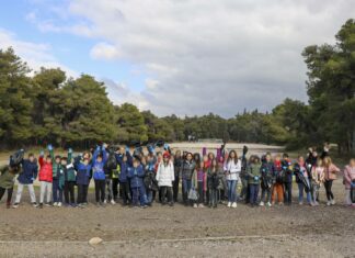 Περιβαλλοντική δράση καθαρισμού και ανακύκλωσης στο Δάσος Συγγρού από τους μαθητές της ΣΤ’ τάξης του 18ου Δημοτικού Σχολείου Αμαρουσίου με τη συνεργασία του Γραφείου Εθελοντισμού & Νέας Γενιάς