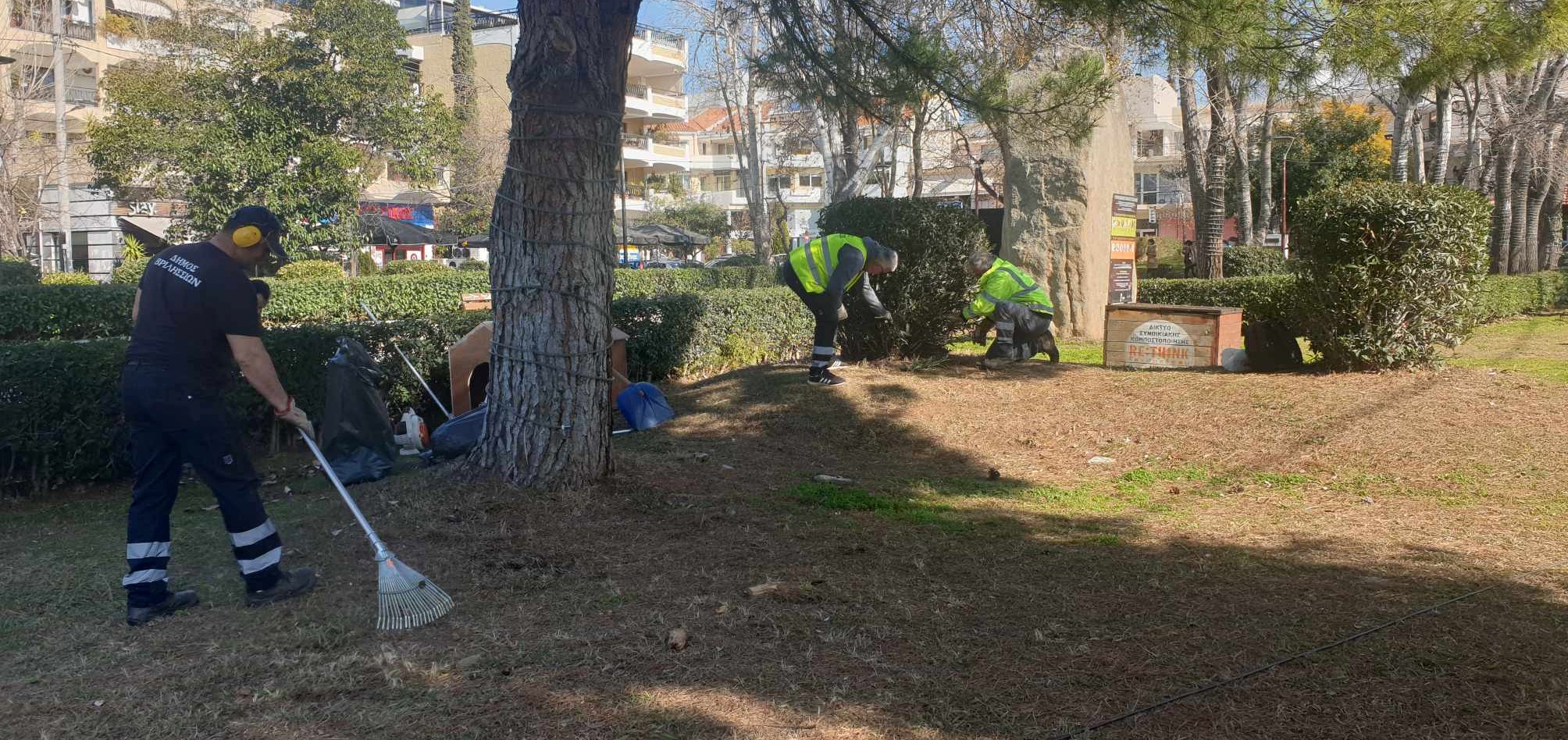 Εργασίες λειτουργικής και αισθητικής αναβάθμισης στην πλατεία Ελευθερίας